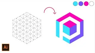 How to Create Modern Isometric Cubes in Adobe Illustrator Tutorial