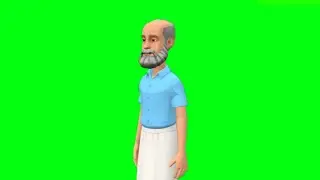 Green Screen Cartoon Character=2 | Telking Cartoon Actor | Green Screen Video | Cartoon Maker.