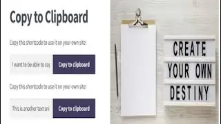 Create Copy to Clipboard using HTML, CSS & JavaScript