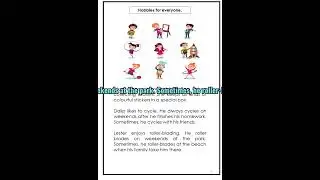 Hobbies for everyone. #storylistening #listeningandlearning #englishstoryreading #listeningactivity