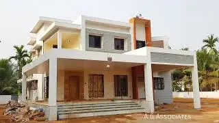 Modern House Elevation Design 2022 | AG Associates Udupi | Kundapura