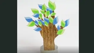 paper Tree Leaves Making video 🌴