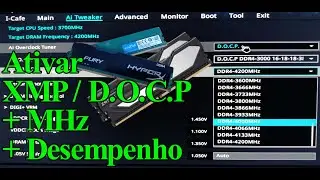 Como instalar memória RAM e ativar perfil XMP ou D.O.C.P na Bios  Aumentar a frequência e desempenho