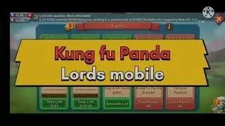 latest lords mobile upcoming panda castle skin event .