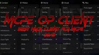 Best MCPE Hacked Client 26.40 for PvP - Minecraft Bedrock Mod Menu