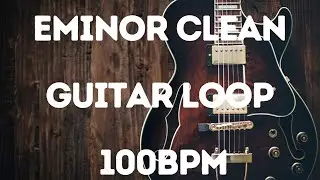 Royalty free groove clean guitar loop E minor 100bpm