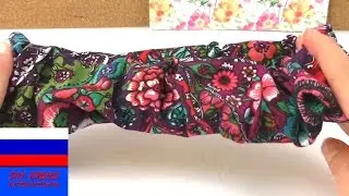 Ободок резинка на лоб своими руками