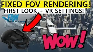 MSFS FOV RENDERING IS INSANE! OPENXR TOOLKIT ULTRA VR SETTINGS | HP REVERB G2