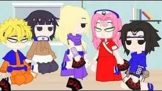 Naruto,Hinata,Ino,Sakura e Sasuke jogando uno😝💅