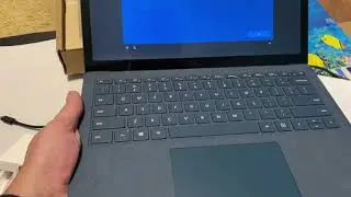 Surface Laptop 3 Cobalt Blue color, Traveler Hub Unboxing