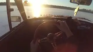 Дрифт на озере. Боевая классика. Жигули.
