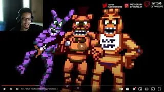 FNAF Into the Pit has A LOT of Unused Graphics | LOST BITS [TetraBitGaming] REACTION