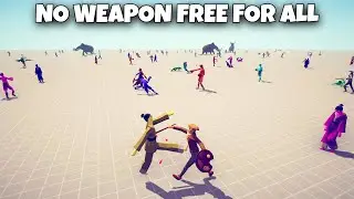 NO WEAPON FREE FOR ALL - Totally Accurate Battle Simulator TABS