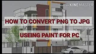 How To Convert PNG To JPG Using Paint For Pc | In Tamil | Sketch Art