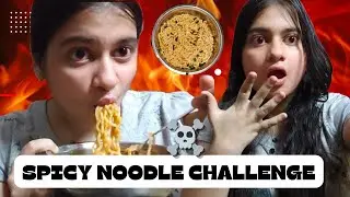 EATING SPICIEST NOODLES IN JUST 5 MINUTES CHALLENGE||PASS OR FAIL|| SHORIYA/AURORA SHARMA