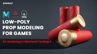 How to Create Lowpoly Game Props in Maya and Substance Painter | 03. Rendering in Marmoset Toolbag 4