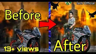 KTM Duke Photo Editing Tutorial | For KTM Duke Lover ||