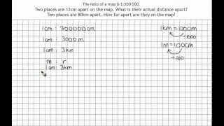 Using map scales and ratios 2