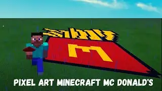 PIXEL ART Minecraft - Mc Donald's [Stagione 1 Ep.1]!!!