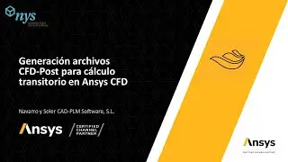 Generación archivos CFD-POST para un cálculo transitorio | Guías rápidas de Ansys CFD