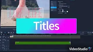VideoStudio でのタイトル編集：基本オプションからエフェクト付きアニメーションタイトルまで