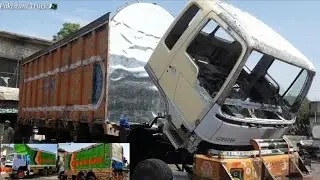 Restoration a accidental Hino cargo Truck with body cabin and Chassis