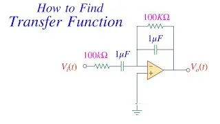 How To Find Transfer Function for Opamp circuit | Inverting Opamp Transfer Function | Solved Problem