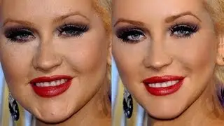 Christina Aguilera Photoshop Makeover