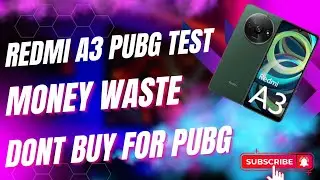 Redmi A3 PUBG test
