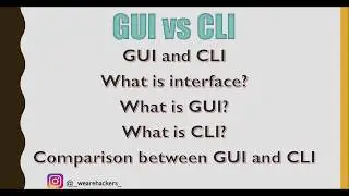 GUI vs CLI | Comparison | Examples | by We Are Hackers Community