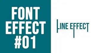 Sony Vegas - Font ▪ Line Effect #01