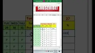Student Attendance Percentage Excel 007 