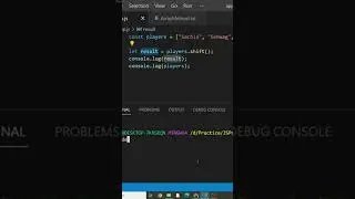 JavaScript shift and unshift function to remove & add the item at the beginning of am array 