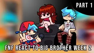 FNF React To VS Big Brother Week 2 // 2.0 // Friday Night Funkin // FNF Mod //