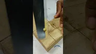 Wooden Dowels Joints || Wood Joinery || ASMR || #gsdiymaker #shorts