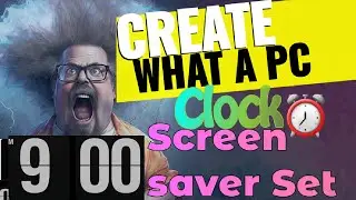 Flip Clock Screensaver for windows 10 2023 | clock screensaver for windows 7, 8, 10