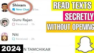 How to read snapchat messages without opening them in 2024 | Read snap text without them knowing