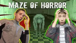 МОНСТР ДОЛГО СИДЕЛ В КОМНАТЕ, А ПОТОМ РЕЗКО ПОЙМАЛ НАС! (Играем в Maze of Horror ft. Дивни)