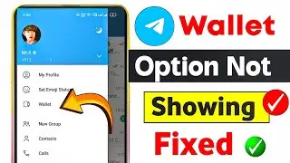 Telegram wallet option not showing | Telegram me wallet show nahi ho raha hai | Telegram wallet