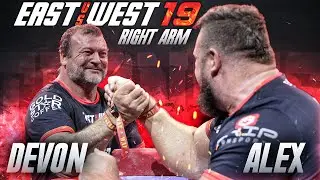 East vs West 19 | Alex Kurdecha vs Devon Larratt Right-Handed FULL MATCH