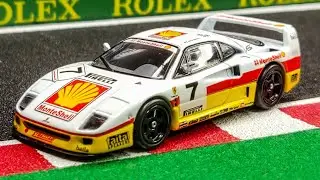 Tarmac Works 1/64 Scale Ferrari F40 GT Italian GT Championship 1993 SHELL Diecast Model