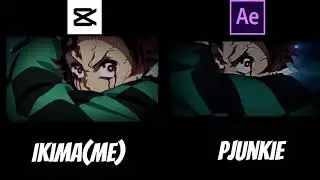 @PJUNKIE Flaws and Sins remake in capcut || side by side comparison