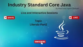 Literals Part1|Java Playlist | Java 2024 | Full Stack Java |Java Tutorial|Core Java