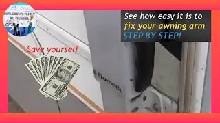 She hit something Awning arm replacement