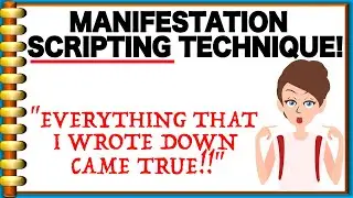EVERYTHING He Wrote Down Manifested! | [SCRIPTING TECHNIQUE] - Abraham Hicks