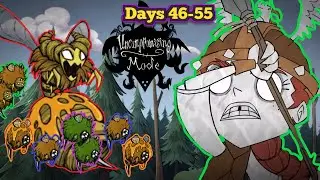 Reworked Bee Queen Fight in Don't Starve Together | Uncompromising Mode All Bosses Wigfrid.