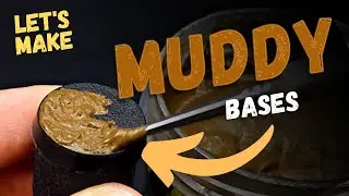 FUN & EASY muddy bases for your tabletop miniatures