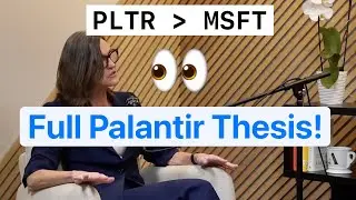 Cathie Wood FINALLY Shares FULL Palantir Thesis! 
