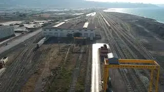 Tcdd Taşımacılık A.Ş Samsun Gelemen Lojistik Sahası -5 Drone Görüntüsü.