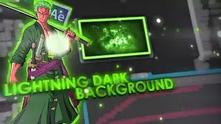 Lightning Dark Background - After Effect AMV Tutorial